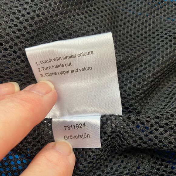 2117 of Sweden Jacket Men Large Blue Windbreaker Lightweight Full Zip Activewear - Picture 15 of 16